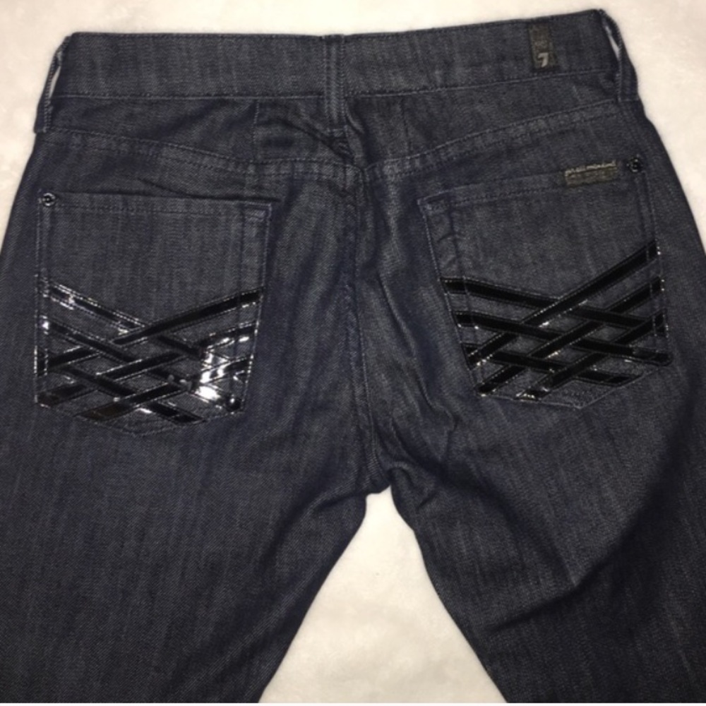 7 For All Mankind Dark Blue Dojo Jeans